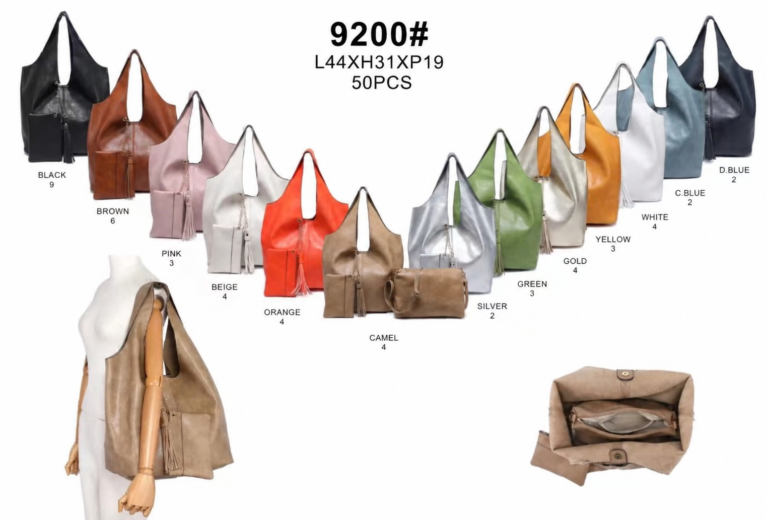 Bolsos de hombro/mano, referencia 9200